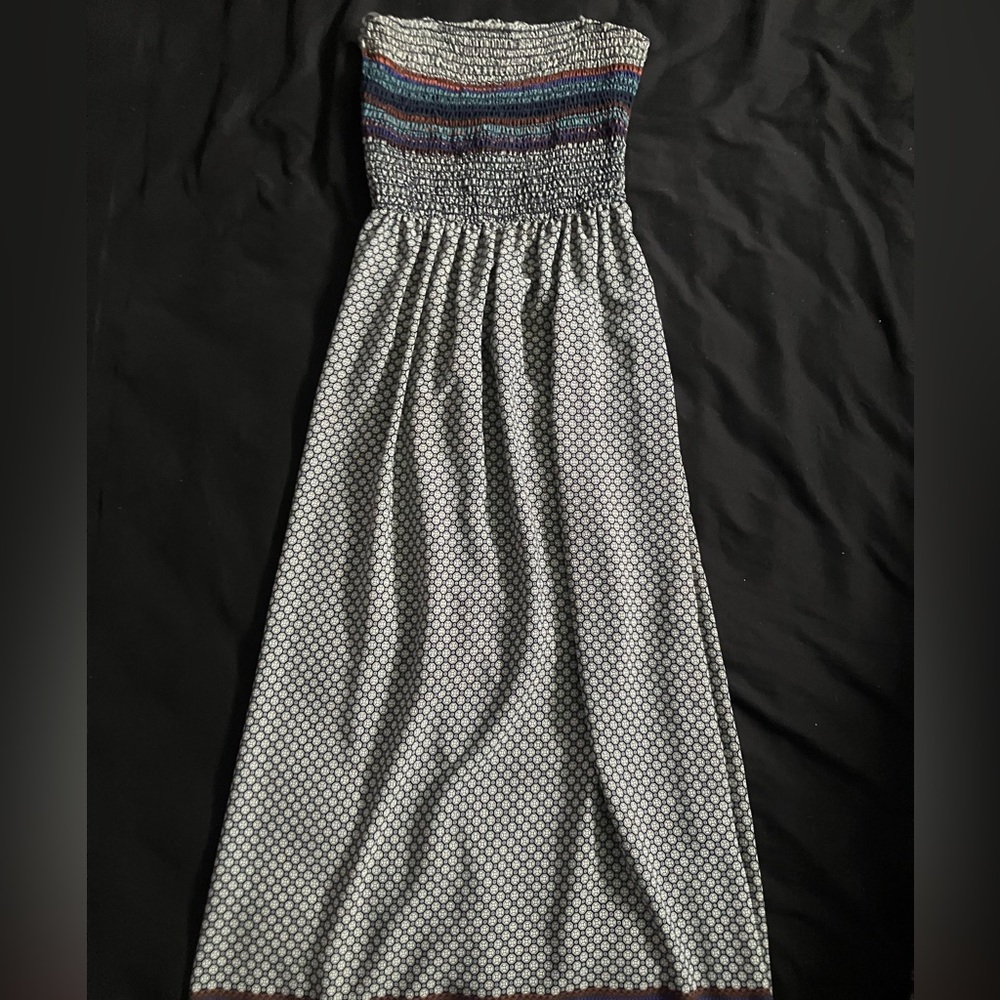 Elegant Black and White Patterned Women's Skirt
